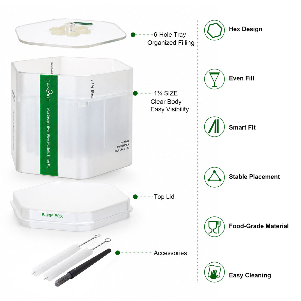 Can2kit 39 Cone Filler,Cone Loader Filling Device for 1 1/4 size cone ,Fills 1,2,3,4,5,6 or 39 Cones at a Time!
