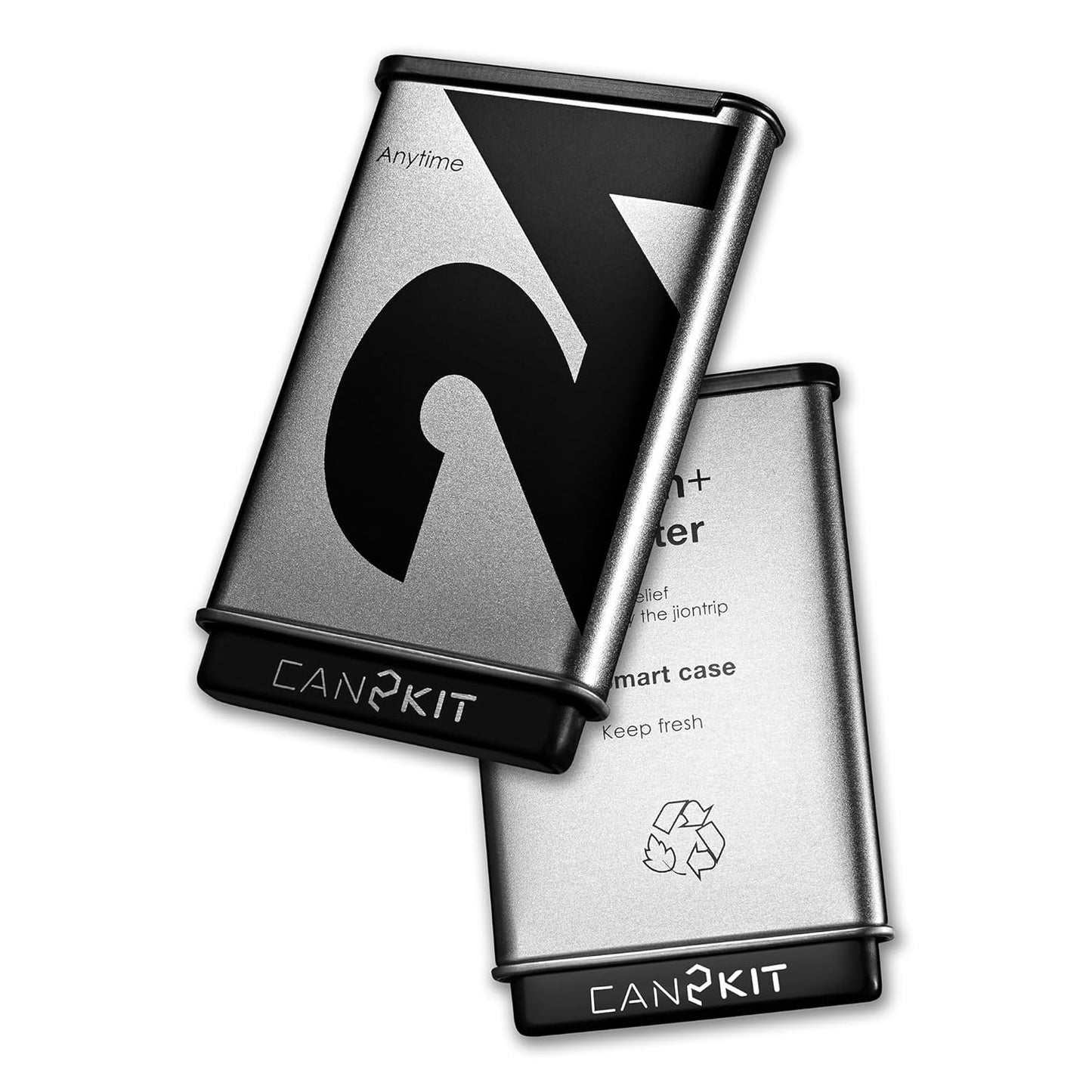 Can2kit Pre-roll Cone Carrying Case|Premium Metal Cigarette Holder|Holds 3 King Size Cones with 1 Lighter|Half-Smoked Storage|Pre Rolled Cone Storage Box