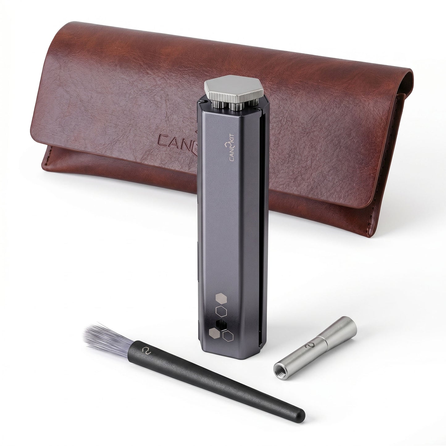 78–110mm Metal Cigarette Roller, Adjustable 1¼ & King Size Rolling Machine