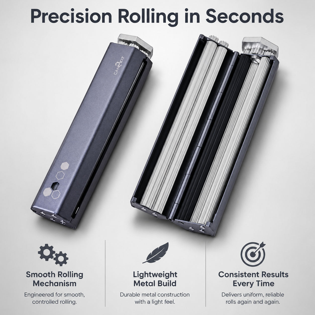 Can2kit 1¼ Metal Cigarette Roller Machine